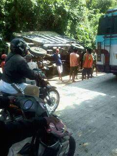 Kecelakaan dan operasi pengendara di ruas jalan raya Weleri - Sukorejo